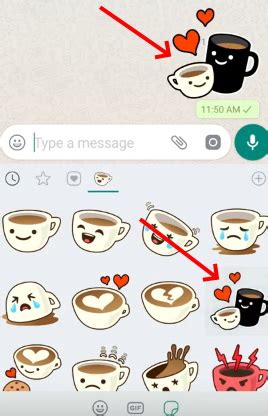 Активация и использование стикеров в WhatsApp