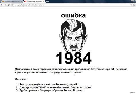 Блокировка провайдером или правительством