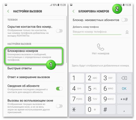 Блокировка сообщений от неизвестных номеров на смартфоне