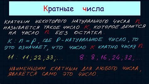 Важность понимания кратности чисел в математике