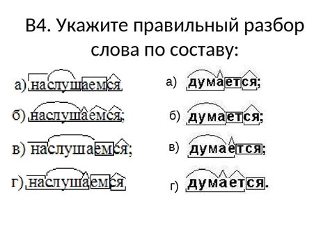 Важность понимания принципов разбора по составу 4 класс