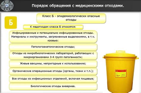 Важность правильного оформления отходов класса Б