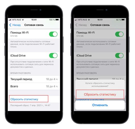 Важность сброса статистики на iPhone