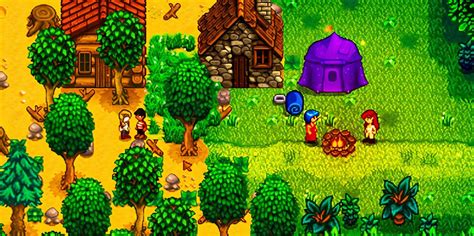 Взаимодействие с другими персонажами в игре Stardew Valley