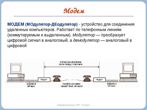 Виды модемов и их характеристики: от аналоговых до цифровых