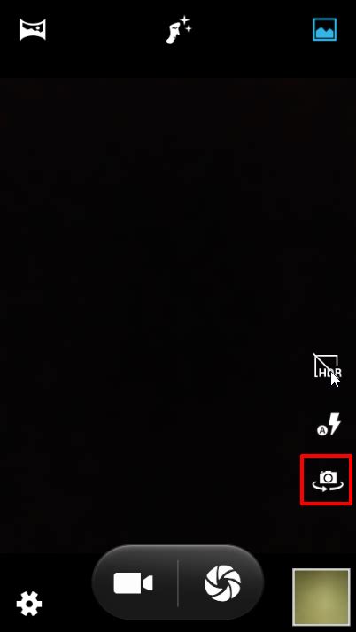 Включение камеры на Android устройствах