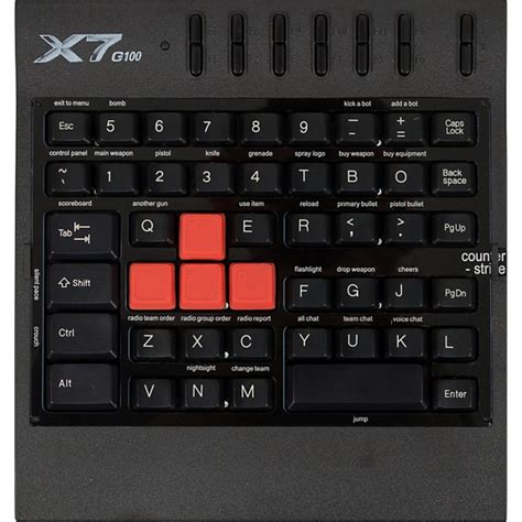 Включение клавиатуры A4tech X7