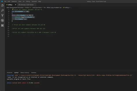 Включение подсветки ошибок в Visual Studio Code