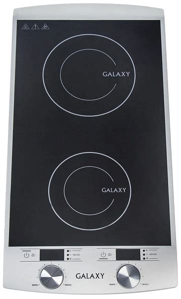 Включение электроплиты Galaxy Line