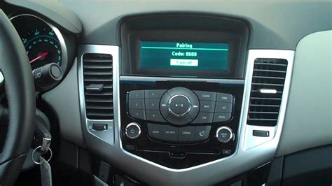 Включение Bluetooth в автомобиле Chevrolet Cruze