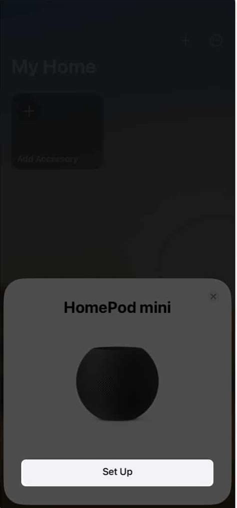 Включение HomePod mini и настройка Wi-Fi