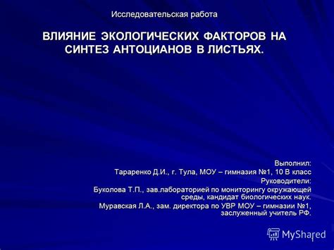 Влияние внешних факторов на синтез интерлейкинов в коже