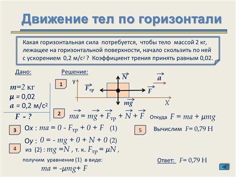 Влияние силы и направления движения на линейную скорость