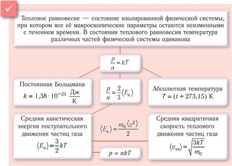 Влияние теплового движения на состояние вещества