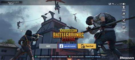 Восстановление аккаунта PUBG Mobile через Facebook