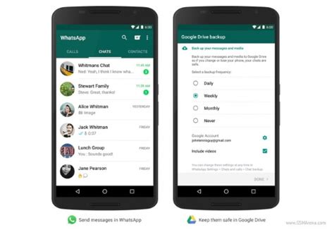 Восстановление медиафайлов WhatsApp через Google Drive