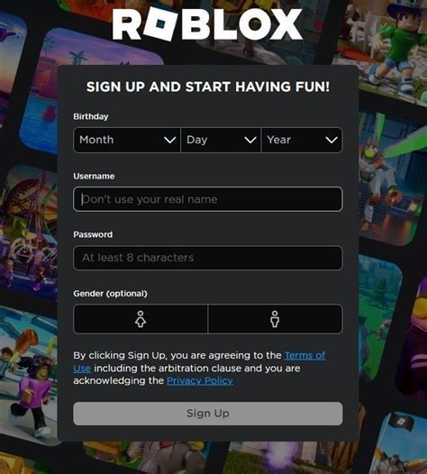 Вход в аккаунт Roblox