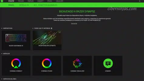 Вход в Razer Synapse