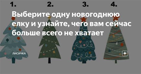 Выберите правильную елку