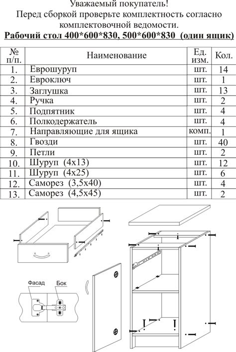 Выбор инструкции для сборки кошки