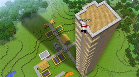 Выбор камня для строительства небоскреба в Minecraft