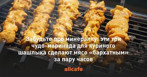 Выбор маринада для куриного шашлыка