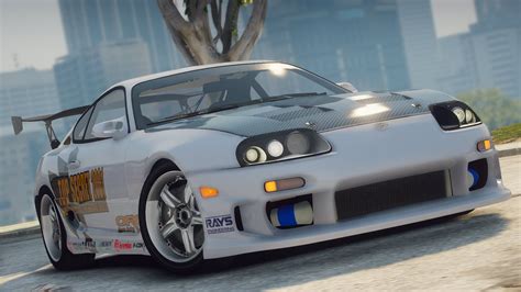 Выбор модели Toyota Supra в ГТА