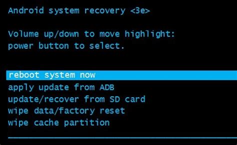 Выбор пункта "Reboot system now"