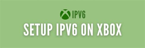 Выбор типа IPv6 на Xbox