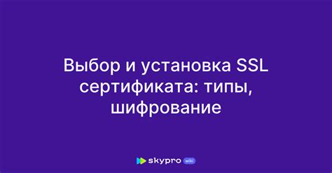 Выбор SSL-сертификата для Tilda