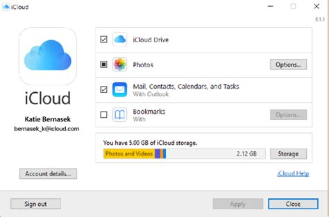 Выключение iCloud Drive