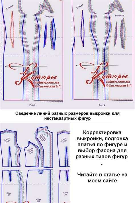 Выкройка и подгонка размеров