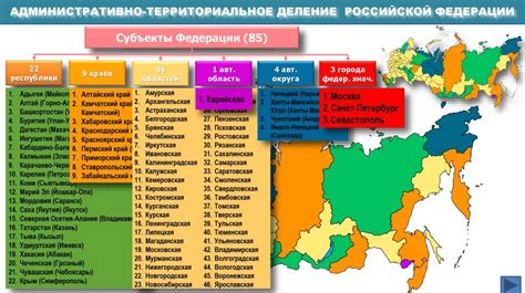 Выясним, что означают субъекты федерации и каковы их принципы