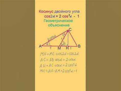 Геометрическое объяснение среднего угла