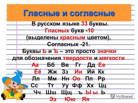 Гласные: отличительные особенности и роль в слове