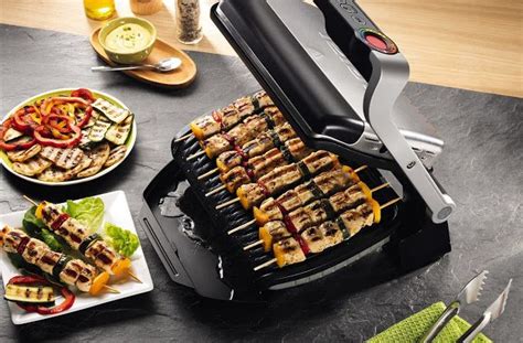 Готовка булочек на гриле Tefal OptiGrill