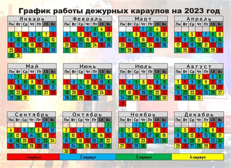 График на неделю для спасателей МЧС