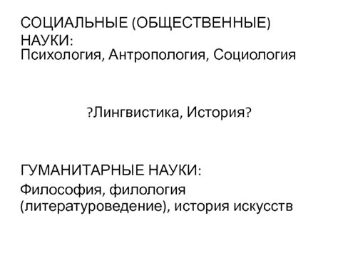 Гуманитарные науки: история, философия, литературоведение