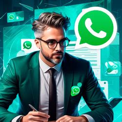 Добавление контактов и старт общения в WhatsApp