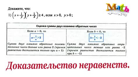 Доказательство существования взаимно обратных чисел