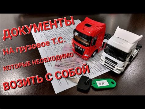 Документы на грузовой автомобиль: особенности остановки