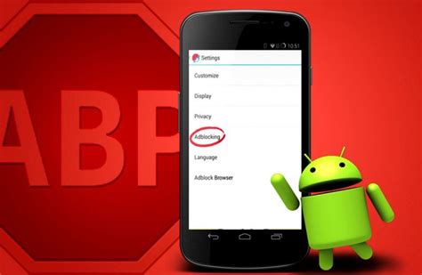 Дополнительные возможности Adblock на Android