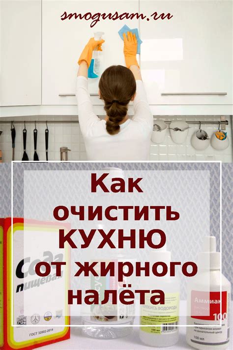 Дополнительные советы по очистке кухонной мебели от жира