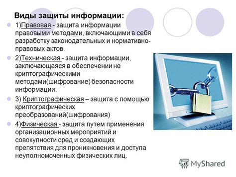 Дополнительные способы защиты личной информации