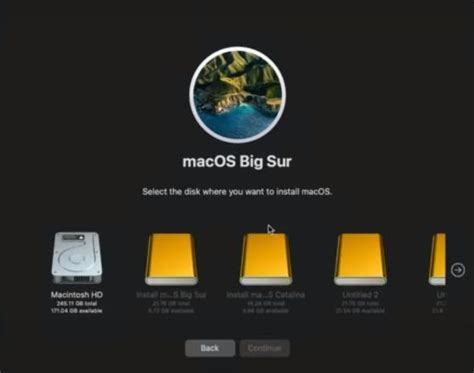 Загрузка и запуск установки macOS