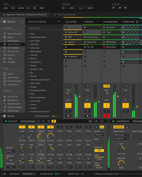 Загрузка dll плагинов в Ableton