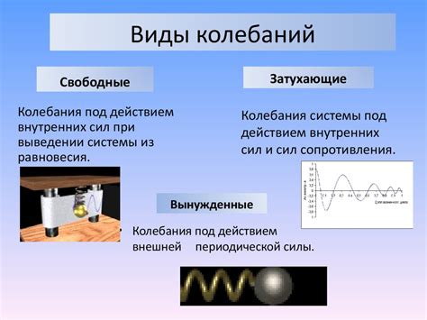 Закономерности и свойства колебаний