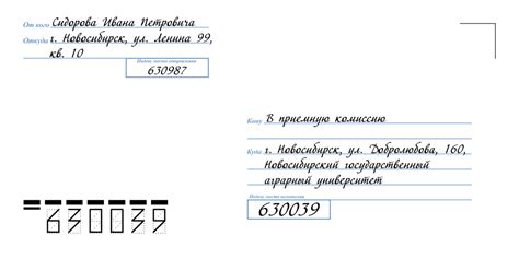 Заполнение личной информации и адреса доставки