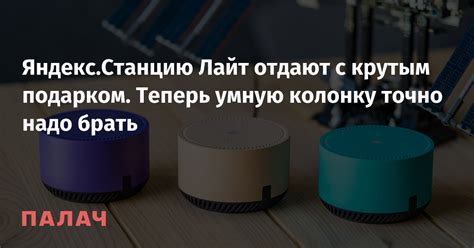 Запустите Яндекс Станцию Лайт