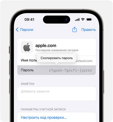 Защита сохраненных паролей в Сафари на iPhone